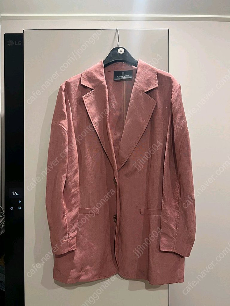 (랑방) 린넨 자켓 팔아요. 이미지