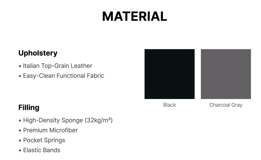 체리쉬 마에스트로 이태리 천연 통가죽 3인 소파쇼파+스툴 서울경기무료배송 이미지