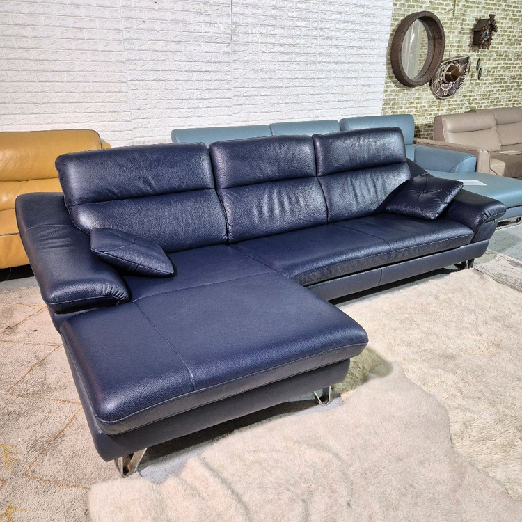 다우닝 레아 이태리 천연가죽 4인 카우치 소파쇼파 서울경기근거리무료배송 이미지