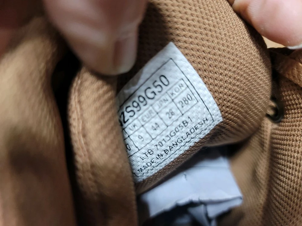 노스페이스 등산화 사이즈 280mm 이미지