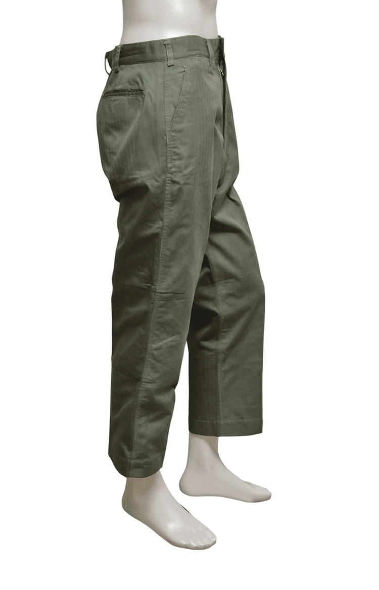 국군/전경 구형 80s 민무늬 사제 맞춤 전투복 바지 팬츠 하의 (M) 이미지