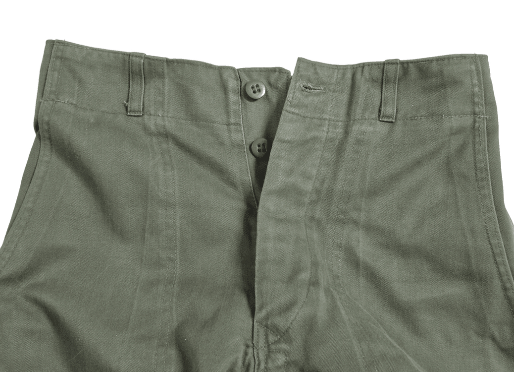 국군 구형 80s 민무늬 전투복 바지 팬츠 하의 (XS) 이미지