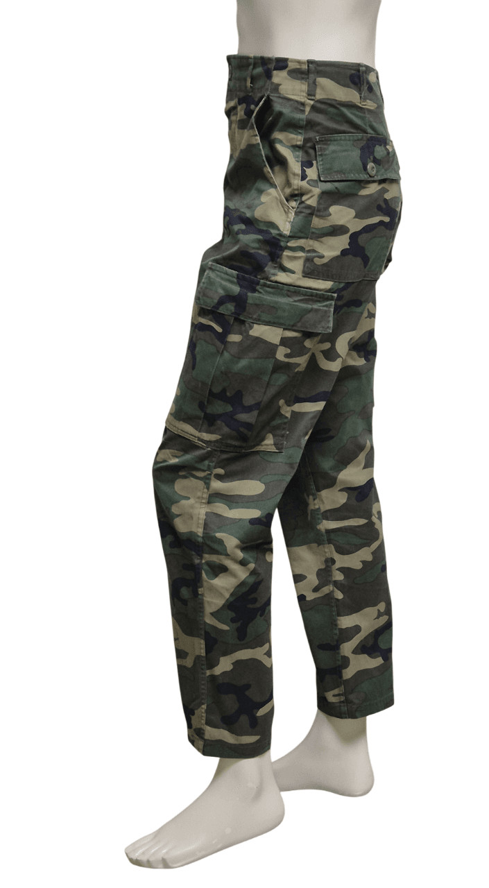육군 구형 80s 독사복 독사무늬 중기형 전투복 바지 팬츠 하의 (M) 이미지