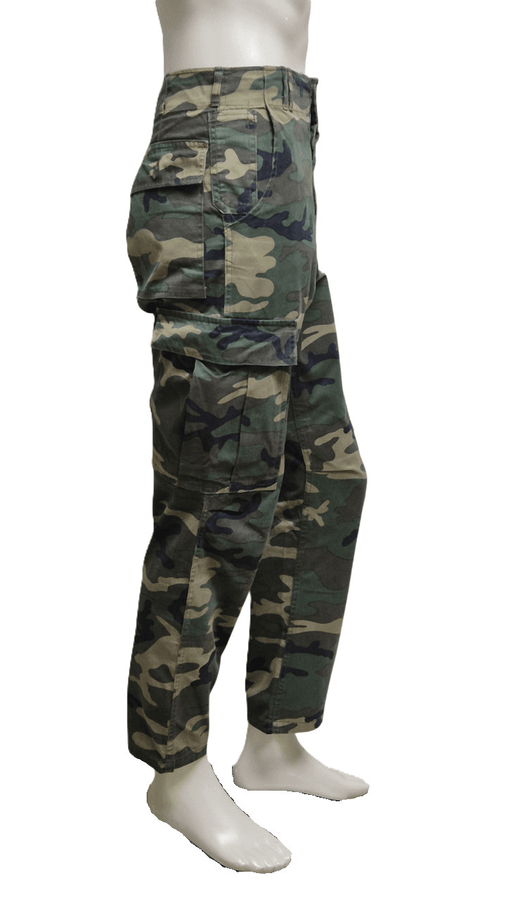 육군 구형 80s 독사복 독사무늬 중기형 전투복 바지 팬츠 하의 (M) 이미지