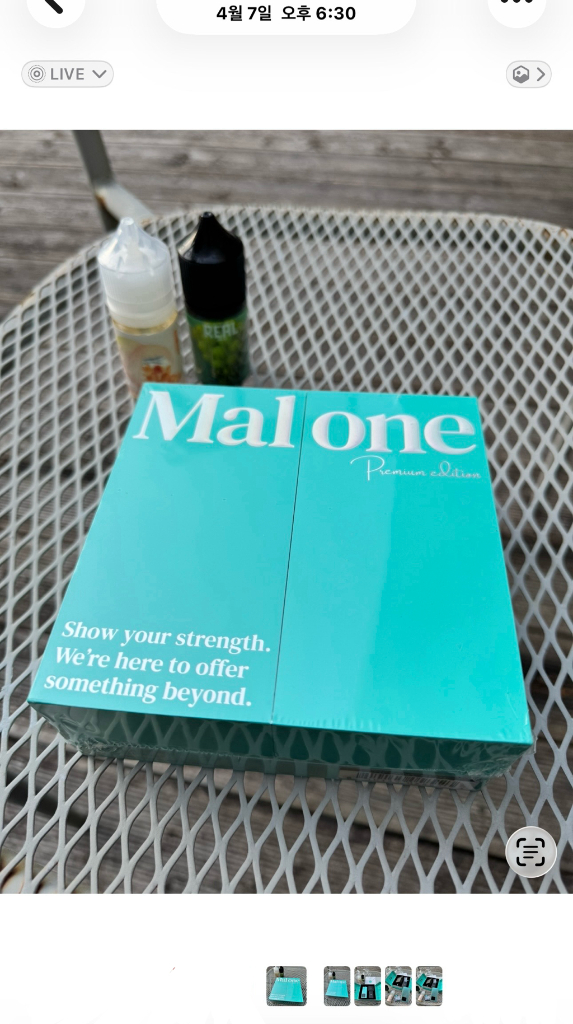 말론 티파니 에디션 풀박스+액상+케이스 이미지