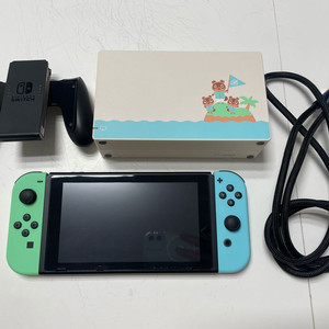 닌텐도 스위치 배터리 개선판 모여봐요 동물의 숲 에디션 이미지