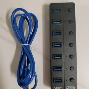 NEXT USB 3.0 7포트 허브 저렴히 판매합니다. 이미지