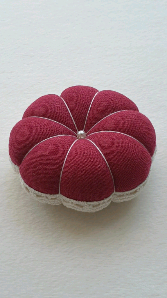 프랑스자수 호박핀쿠션_개당 이미지