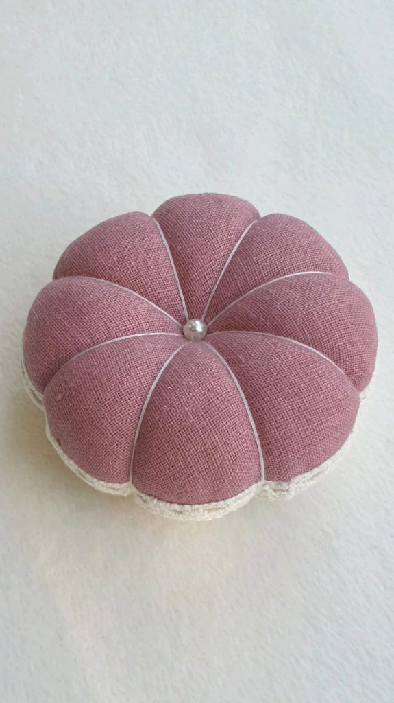 프랑스자수 호박핀쿠션_개당 이미지