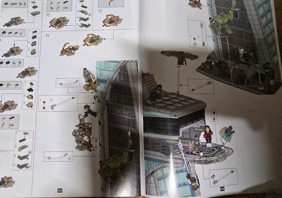 마블 어벤져스 타워 76269 레고 호환 + LED (새상품) 이미지