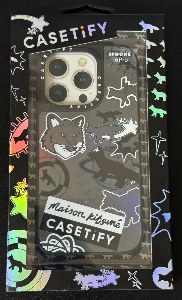 케이스티파이x메종키츠네 홀로그램 아이폰 15프로 미개봉 이미지
