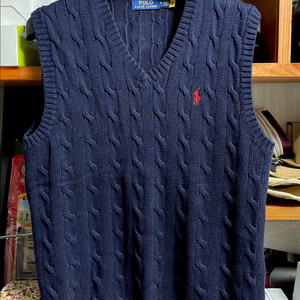 폴로 M 니트 조끼 QR매장판 이미지