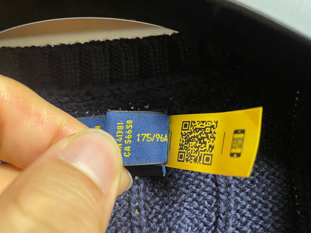 폴로 M 니트 조끼 QR매장판 이미지