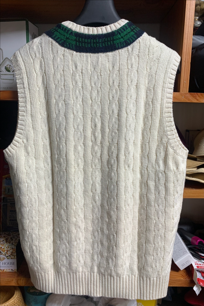 폴로 L 크리켓 니트 조끼 QR매장판 새상품 이미지