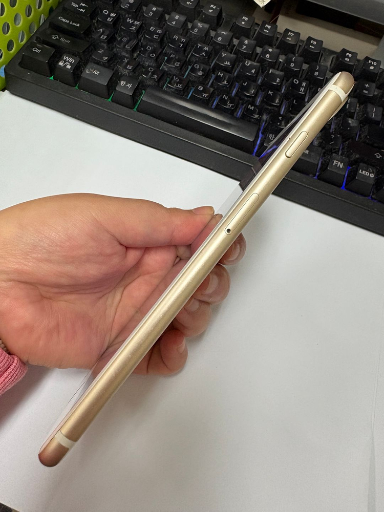 아이폰7플러스 128GB 골드 AA급 중고폰 배터리100% 인스타 사진폰 264537 이미지