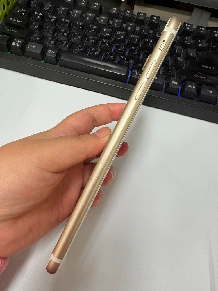 아이폰7플러스 128GB 골드 AA급 중고폰 배터리100% 인스타 사진폰 264537 이미지