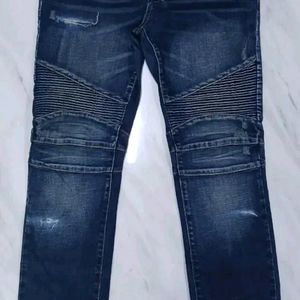 [정품 파격가 남성용] 발망 바이커진 청바지 바지 34 인찌 (아미리 디스쿼어드2 크롬하츠 에디하디 머큐리 이미지