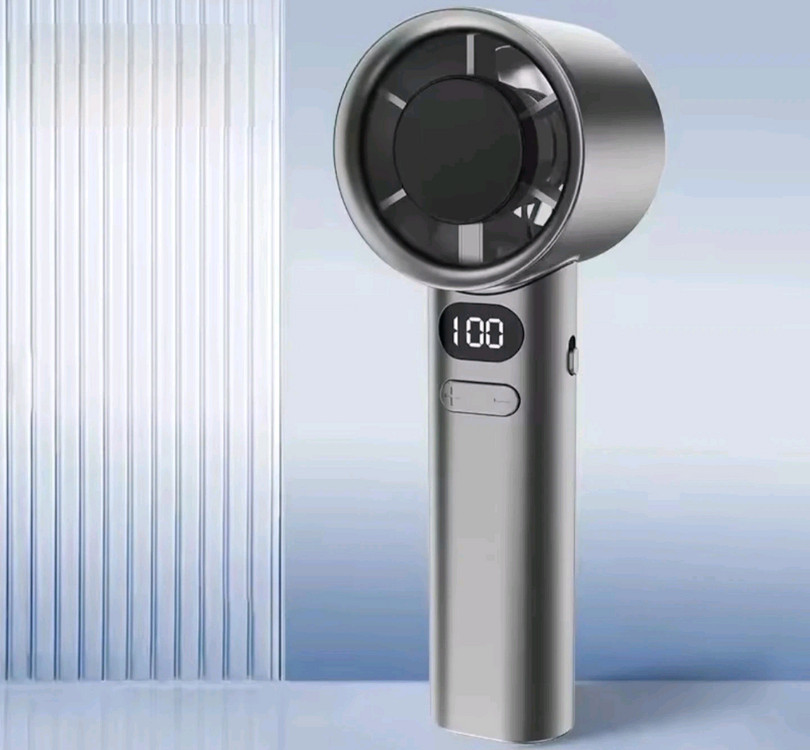 휴대용 급속냉각 선풍기/실버 색상/박스채 새상품 이미지