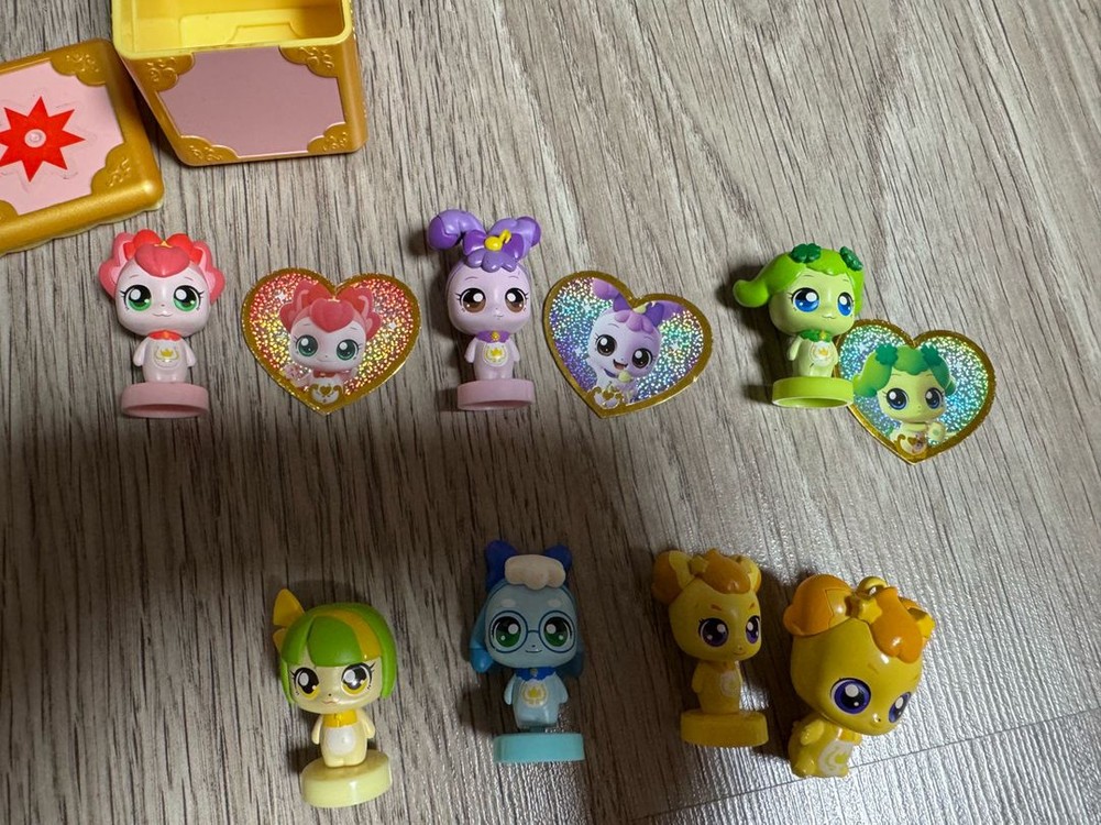 티니핑 1기 피규어 모음 해핑 차차 라라 아자 바로 딱풀핑 이미지