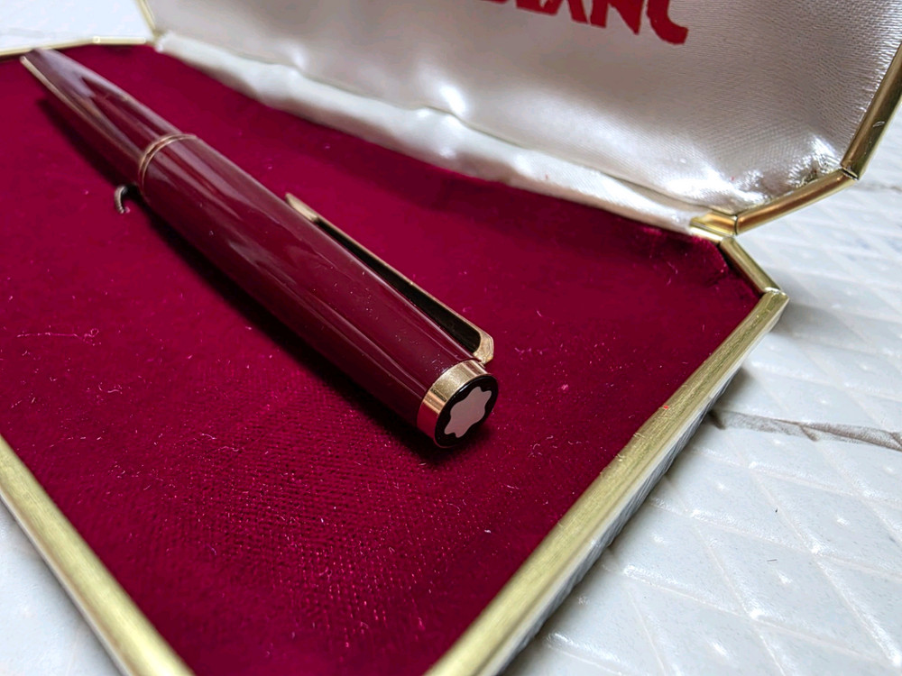 (미사용)몽블랑 피스톤필러형 14K 만년필 F촉 이미지