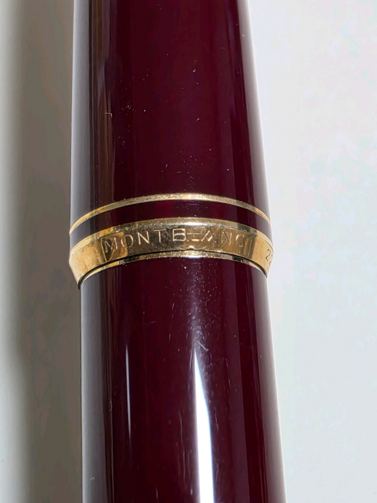 (미사용)몽블랑 피스톤필러형 14K 만년필 F촉 이미지