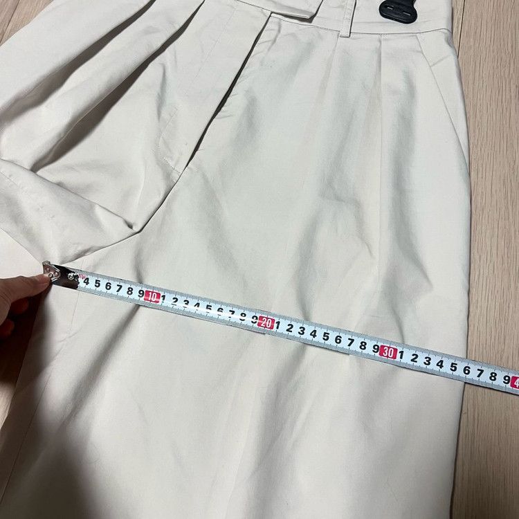 오르 ORR 버뮤다 포멀 팬츠 그레이지 반바지 핀턱 슬랙스 베이지 아이보리 이미지