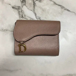 상태최상!) 디올 새들 오블리크 로투스 반지갑 더스티 핑크 컬러 양도합니다 이미지