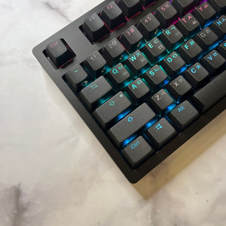 IKBC 풀 알루미늄 RGB 체리 MX 갈축 기계식 키보드 게이밍 이미지