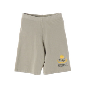 (새상품)스포티앤리치 로고 바이커 쇼츠 밴딩 반바지 베이지 XS 이미지