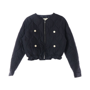 시야쥬 SIOT4064 퀼팅 트위드 재킷 숏 패딩 자켓 블랙 이미지