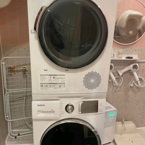위니아 세탁기 12kg + 건조기 10kg 세트 이미지