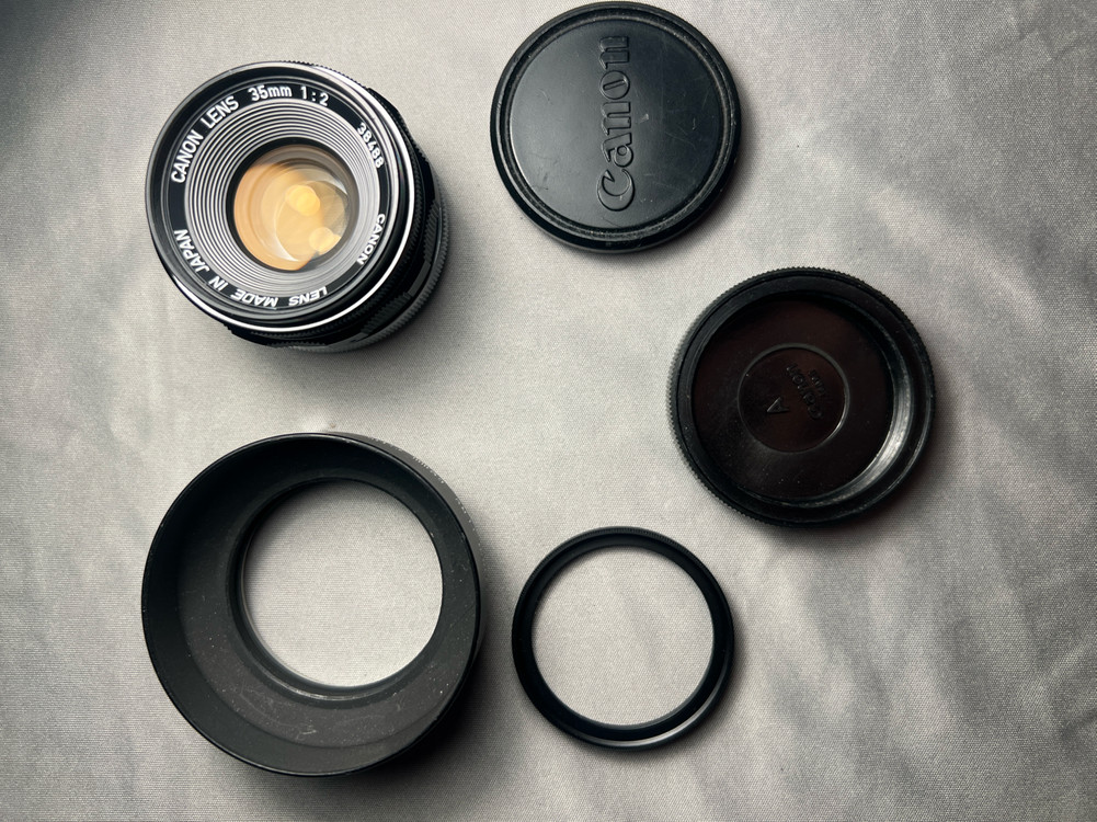 canon 캐논 35mm f2 ltm 렌즈 이미지