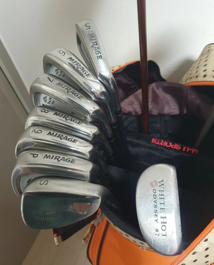 미라지 JP500 여성 골프채 세트 골프백 포함 팝니다 이미지