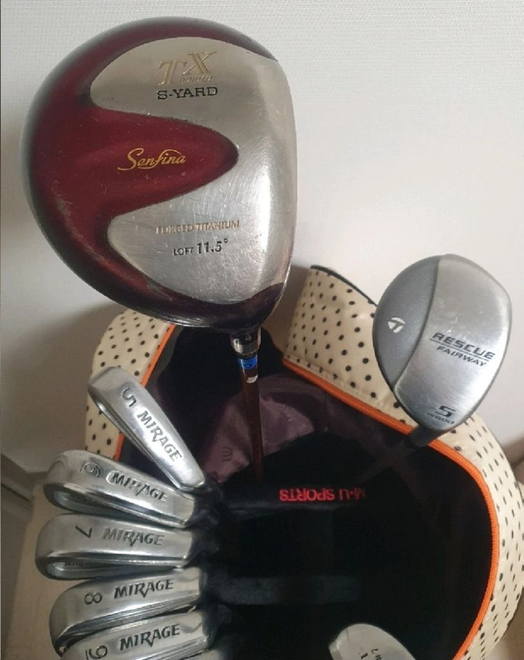 미라지 JP500 여성 골프채 세트 골프백 포함 팝니다 이미지