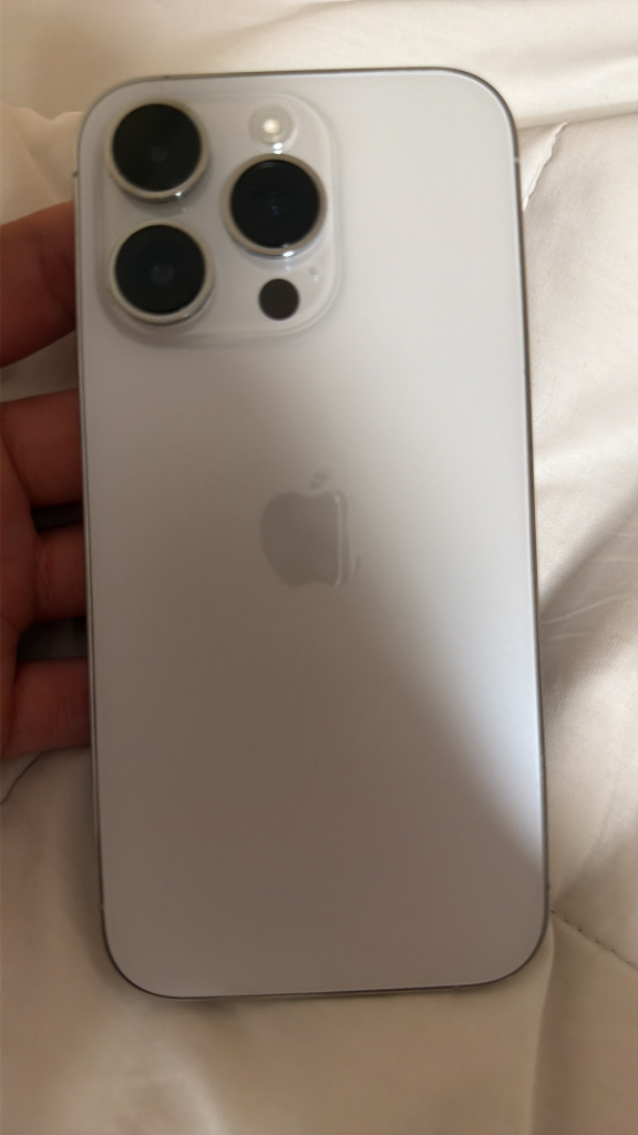 아이폰 14프로 256GB 실버 베터리 100% 이미지
