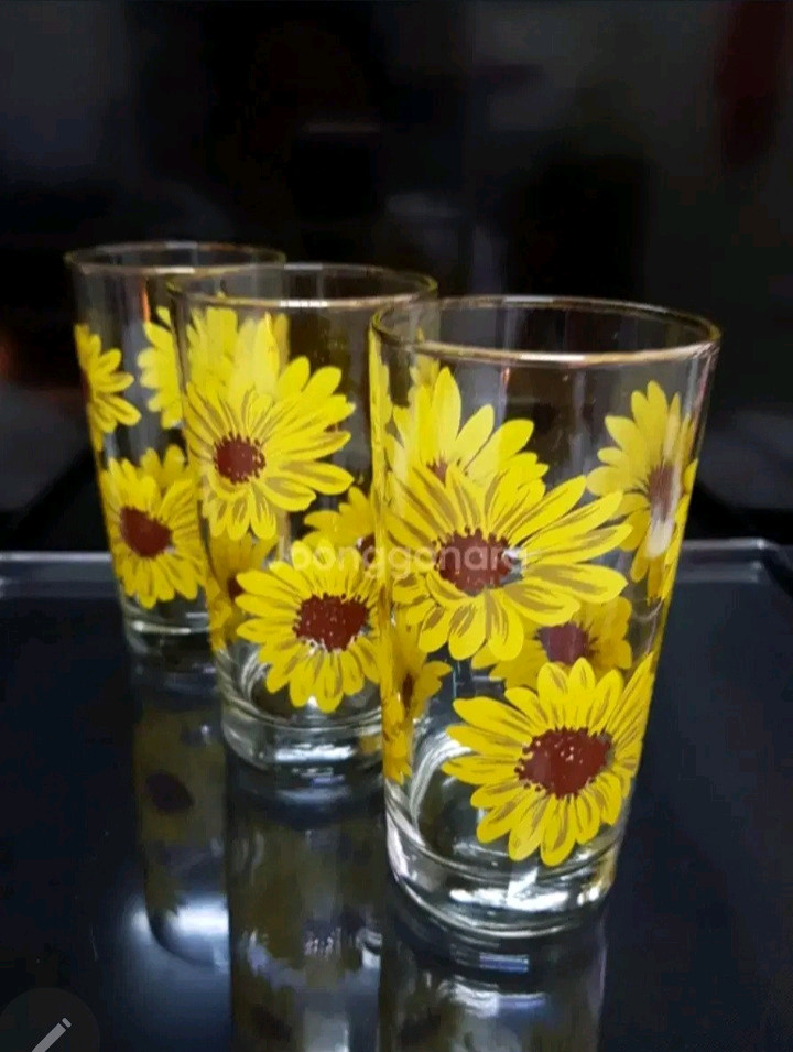 미국산유리컵 리비노란데이지 개당가 이미지