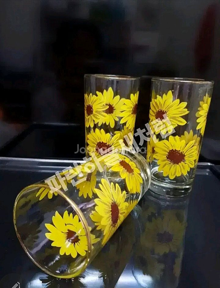 미국산유리컵 리비노란데이지 개당가 이미지