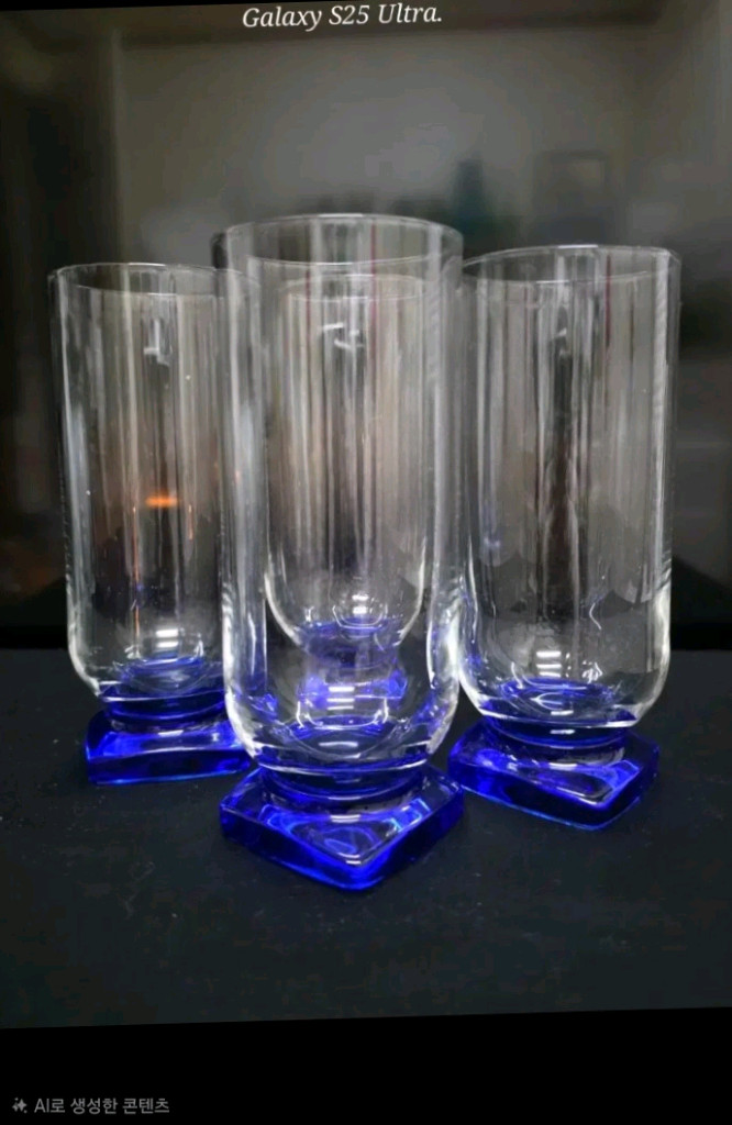 이태리유리컵 70s Ibisco 유리잔 개당가 이미지