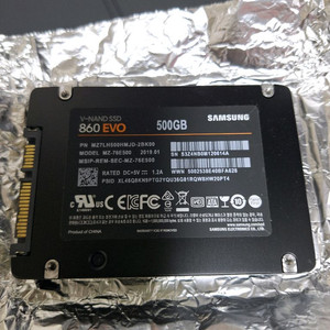 삼성860 EVO SSD 500GB 이미지