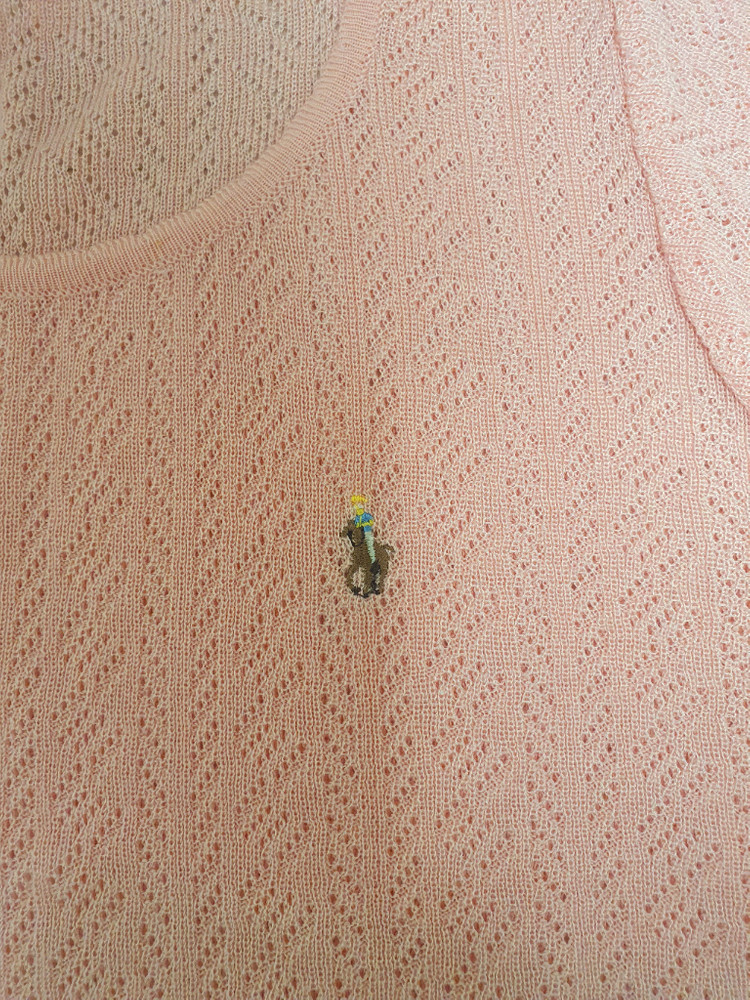 폴로 랄프로렌 핑크 니트 이미지