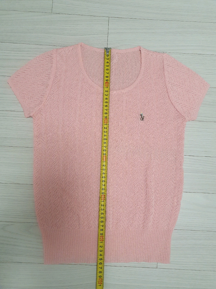 폴로 랄프로렌 핑크 니트 이미지