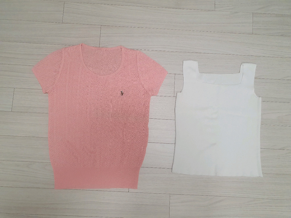 폴로 랄프로렌 핑크 니트 이미지