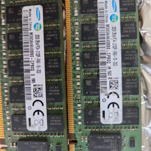 ecc 서버 RAM 삼성 ddr4 메모리램 32gb 2개 16gb 2개 이미지