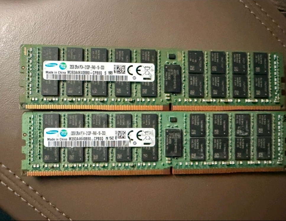 ecc 서버 RAM 삼성 ddr4 메모리램 32gb 2개 16gb 2개 이미지