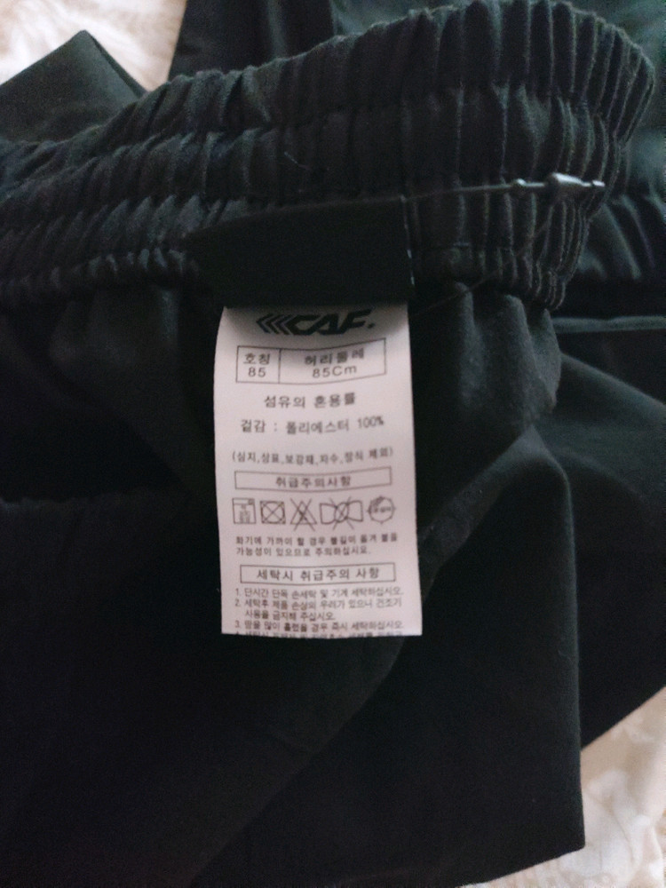 CAF 블랙 카고 팬츠 L사이즈 이미지