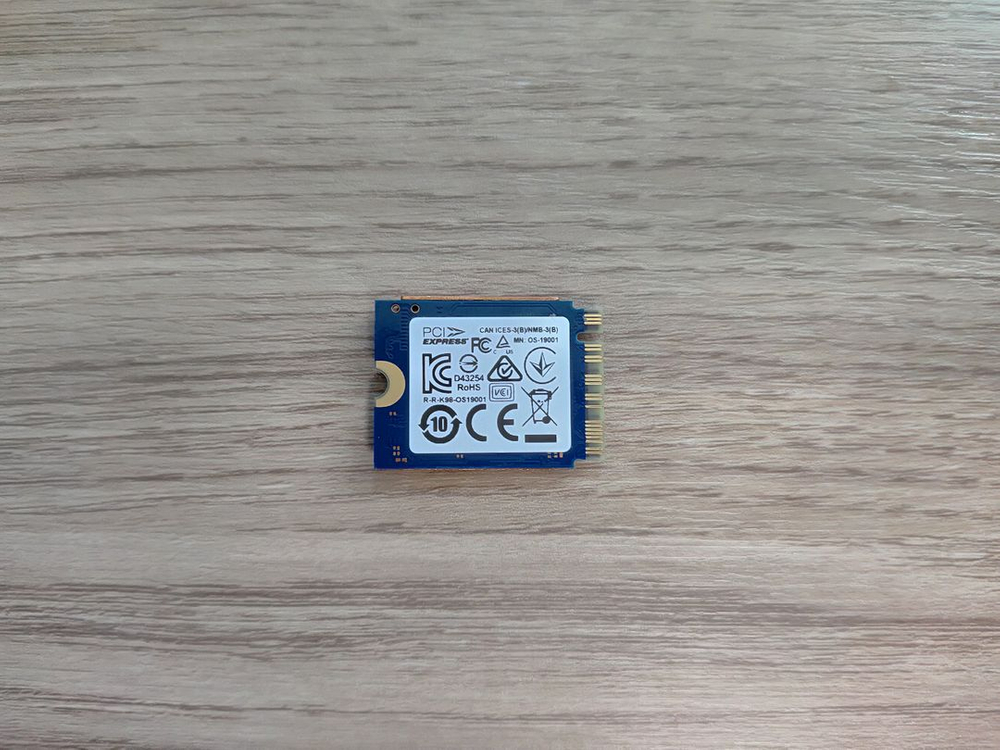킹스톤 KINGSTON NVMe 2230 SSD 512GB (스팀덱) 구리방열판 포함 이미지
