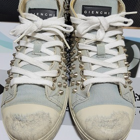 GIENCHI 캔버스 하이탑 스니커즈 이미지