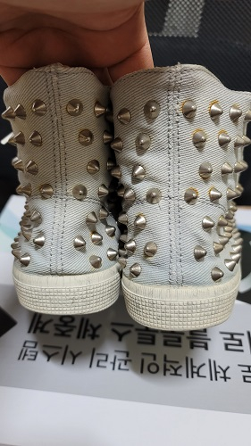 GIENCHI 캔버스 하이탑 스니커즈 이미지