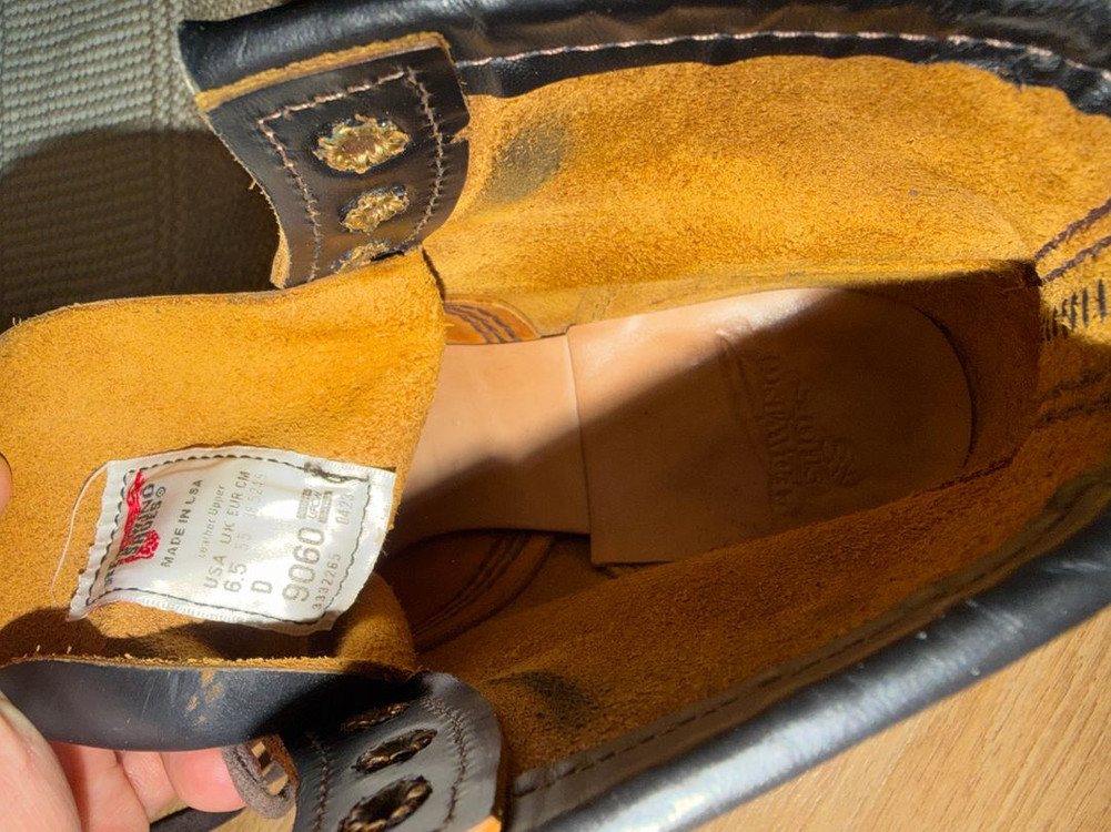 레드윙 9060 벡맨 플랫박스 차심 6.5 245 이미지