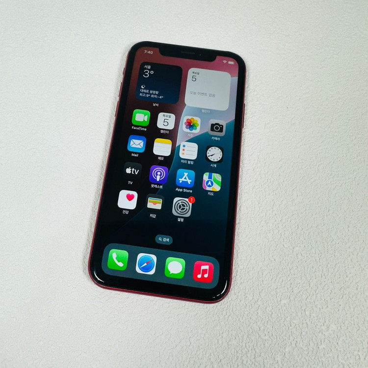 아이폰XR 레드 64기가 이미지
